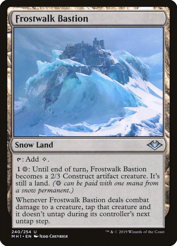 Frostwalk Bastion [Modern Horizons] | Dumpster Cat Games