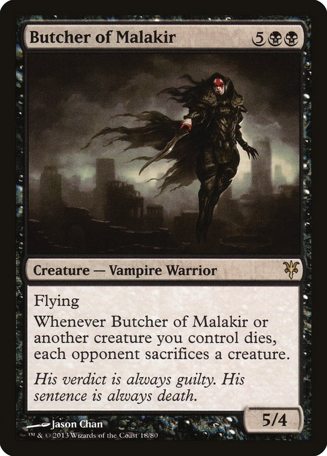 Butcher of Malakir [Duel Decks: Sorin vs. Tibalt] | Dumpster Cat Games