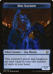 Zombie // Dog Illusion Double-Sided Token [Dungeons & Dragons: Adventures in the Forgotten Realms Tokens] | Dumpster Cat Games