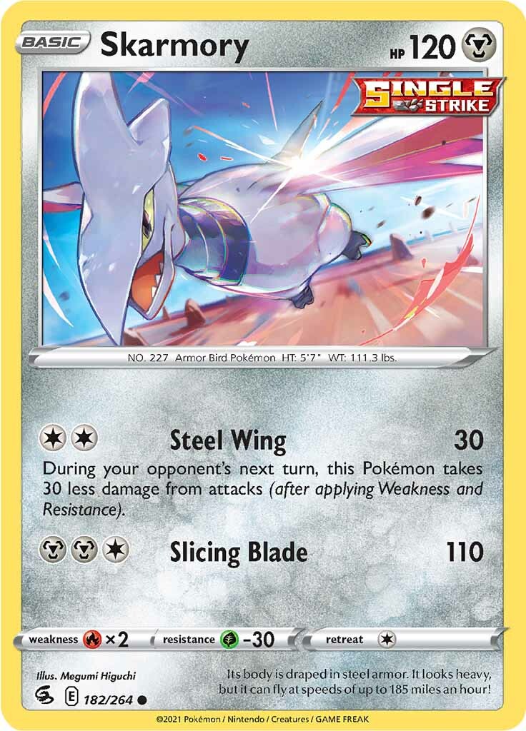 Skarmory (182/264) [Sword & Shield: Fusion Strike] | Dumpster Cat Games