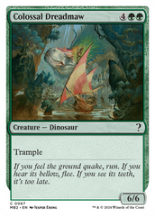 Colossal Dreadmaw (White Border) [Mystery Booster 2] | Dumpster Cat Games