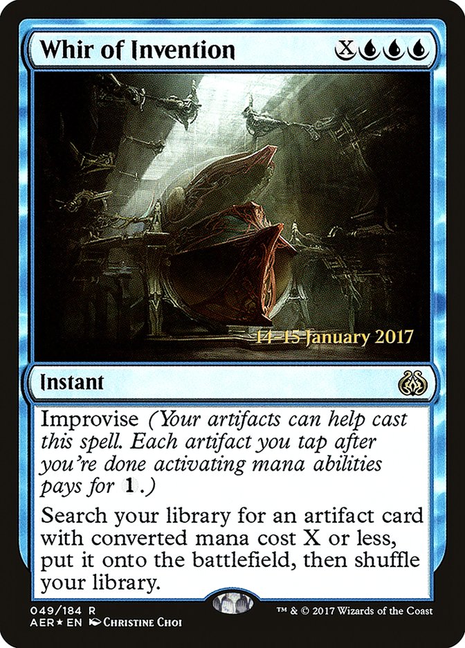 Whir of Invention [Aether Revolt Prerelease Promos] | Dumpster Cat Games