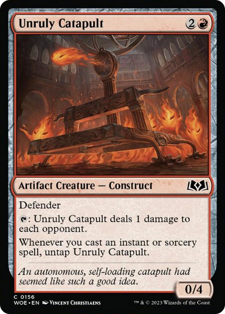 Unruly Catapult [Wilds of Eldraine] | Dumpster Cat Games