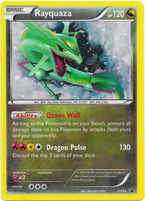 Rayquaza (XY64) (Jumbo Card) [XY: Black Star Promos] | Dumpster Cat Games