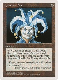 Jester's Cap (Oversized) [Oversize Cards] | Dumpster Cat Games