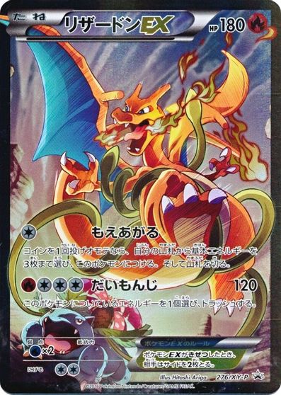 Charizard EX (276/XY-P) (JP Pokemon Card Game Art Collection) [XY: Black Star Promos] | Dumpster Cat Games