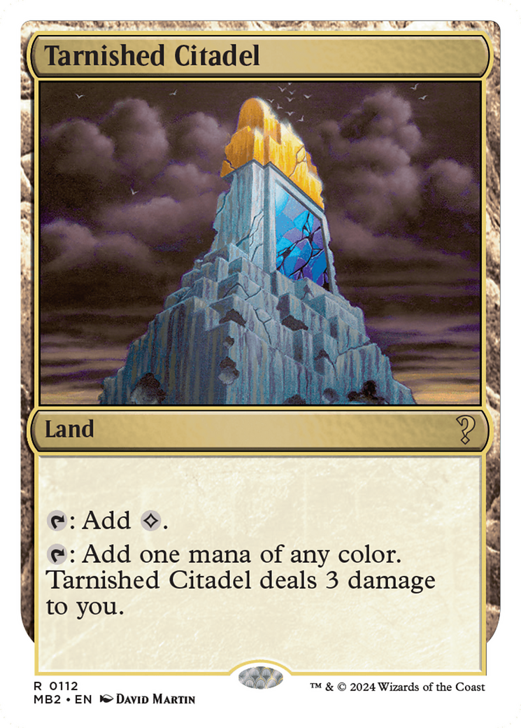 Tarnished Citadel (White Border) [Mystery Booster 2] | Dumpster Cat Games