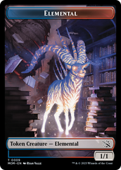 Elemental (9) // Thopter Double-Sided Token [March of the Machine Tokens] | Dumpster Cat Games