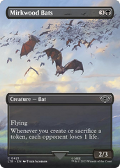 Mirkwood Bats (Borderless Alternate Art) [The Lord of the Rings: Tales of Middle-Earth] | Dumpster Cat Games