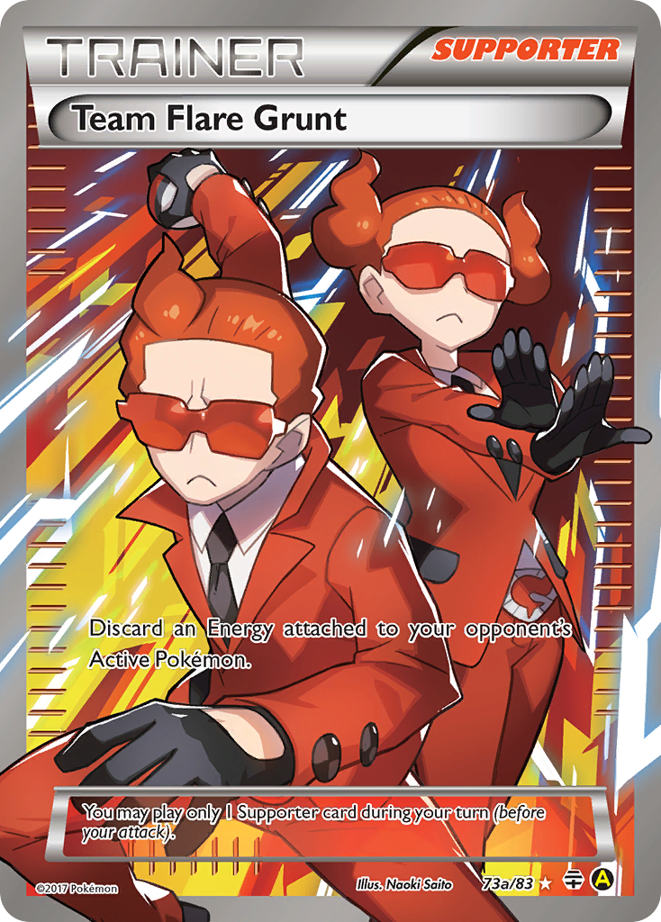 Team Flare Grunt (73a/83) [Alternate Art Promos] | Dumpster Cat Games