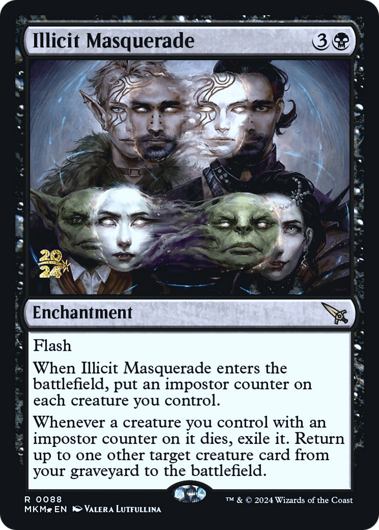 Illicit Masquerade [Murders at Karlov Manor Prerelease Promos] | Dumpster Cat Games