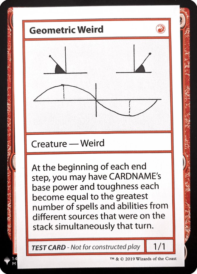 Geometric Weird [Mystery Booster Playtest Cards] | Dumpster Cat Games