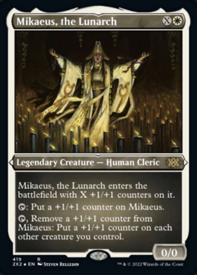 Mikaeus, the Lunarch (Foil Etched) [Double Masters 2022] | Dumpster Cat Games