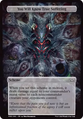 You Will Know True Suffering (Full Art) [Duskmourn: Archenemy] | Dumpster Cat Games