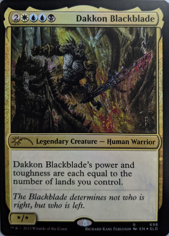 Dakkon Blackblade [Secret Lair Drop Promos] | Dumpster Cat Games