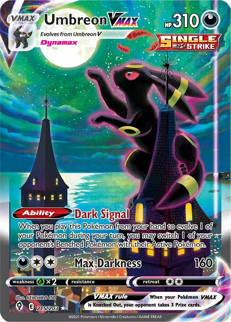 Umbreon VMAX (215/203) [Sword & Shield: Evolving Skies] | Dumpster Cat Games