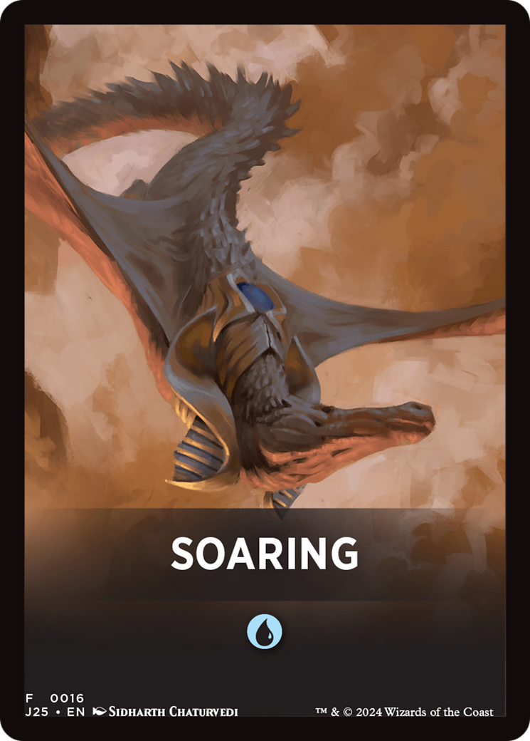 Soaring Theme Card [Foundations Jumpstart Front Cards] | Dumpster Cat Games