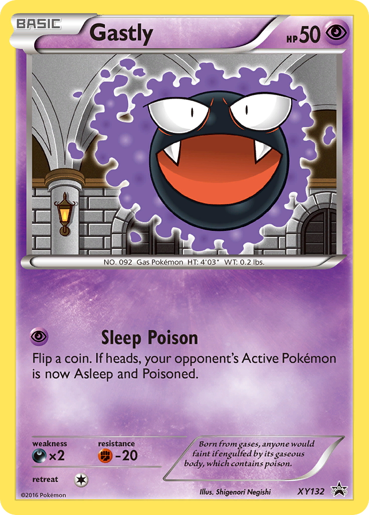 Gastly (XY132) [XY: Black Star Promos] | Dumpster Cat Games