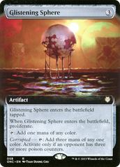 Glistening Sphere (Extended Art) [Phyrexia: All Will Be One Commander] | Dumpster Cat Games