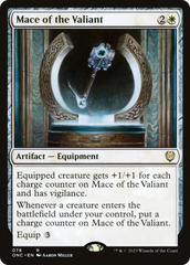 Mace of the Valiant [Phyrexia: All Will Be One Commander] | Dumpster Cat Games