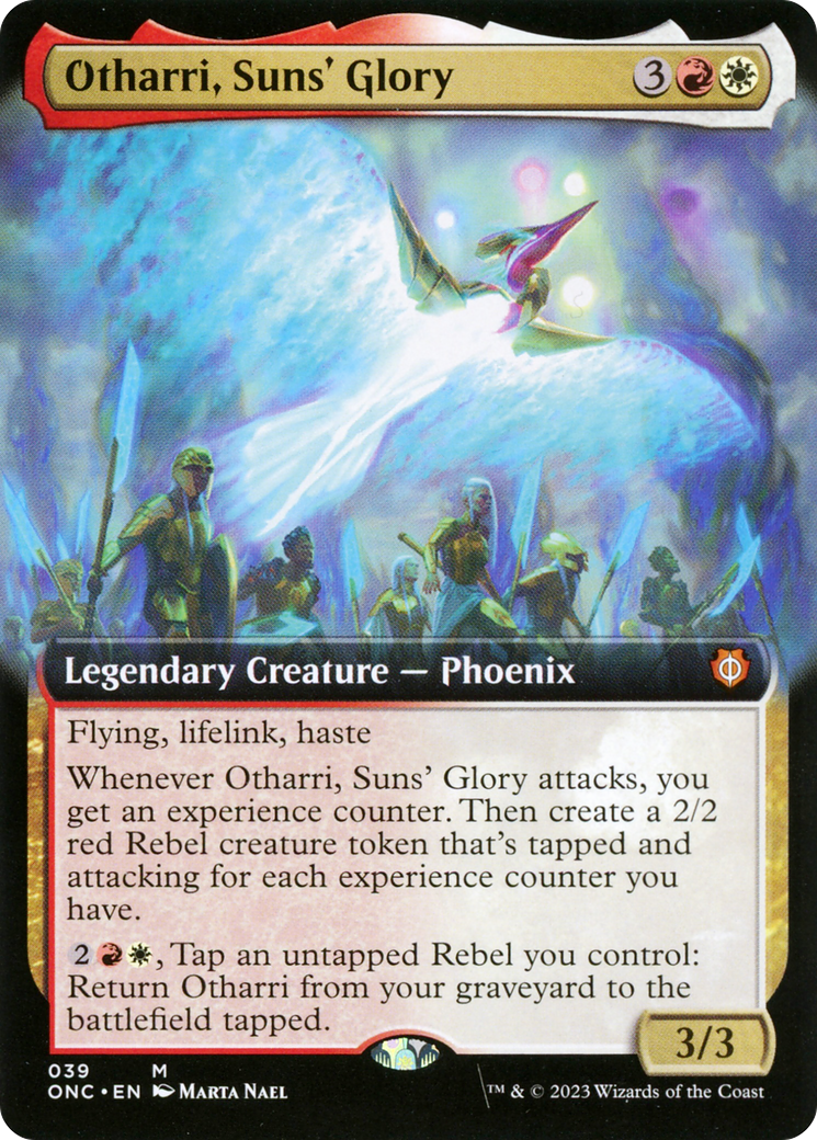 Otharri, Suns' Glory (Extended Art) [Phyrexia: All Will Be One Commander] | Dumpster Cat Games