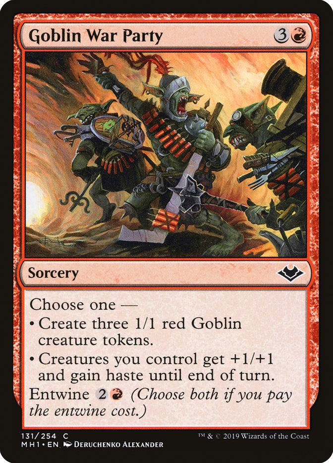 Goblin War Party [Modern Horizons] | Dumpster Cat Games