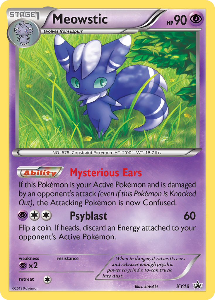 Meowstic (XY48) [XY: Black Star Promos] | Dumpster Cat Games