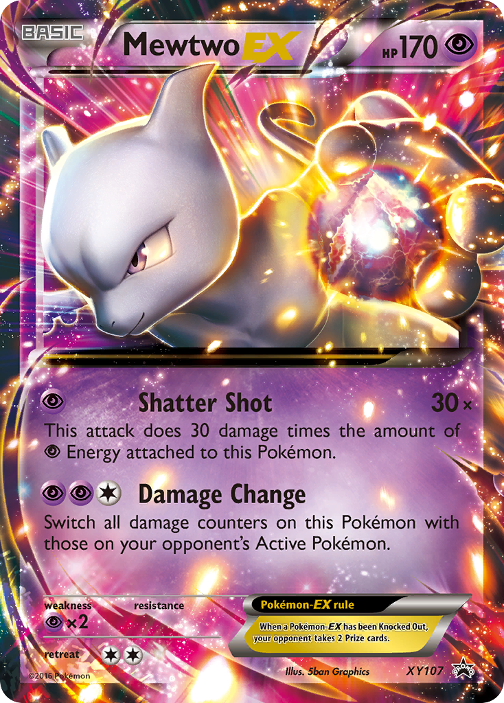 Mewtwo EX (XY107) [XY: Black Star Promos] | Dumpster Cat Games