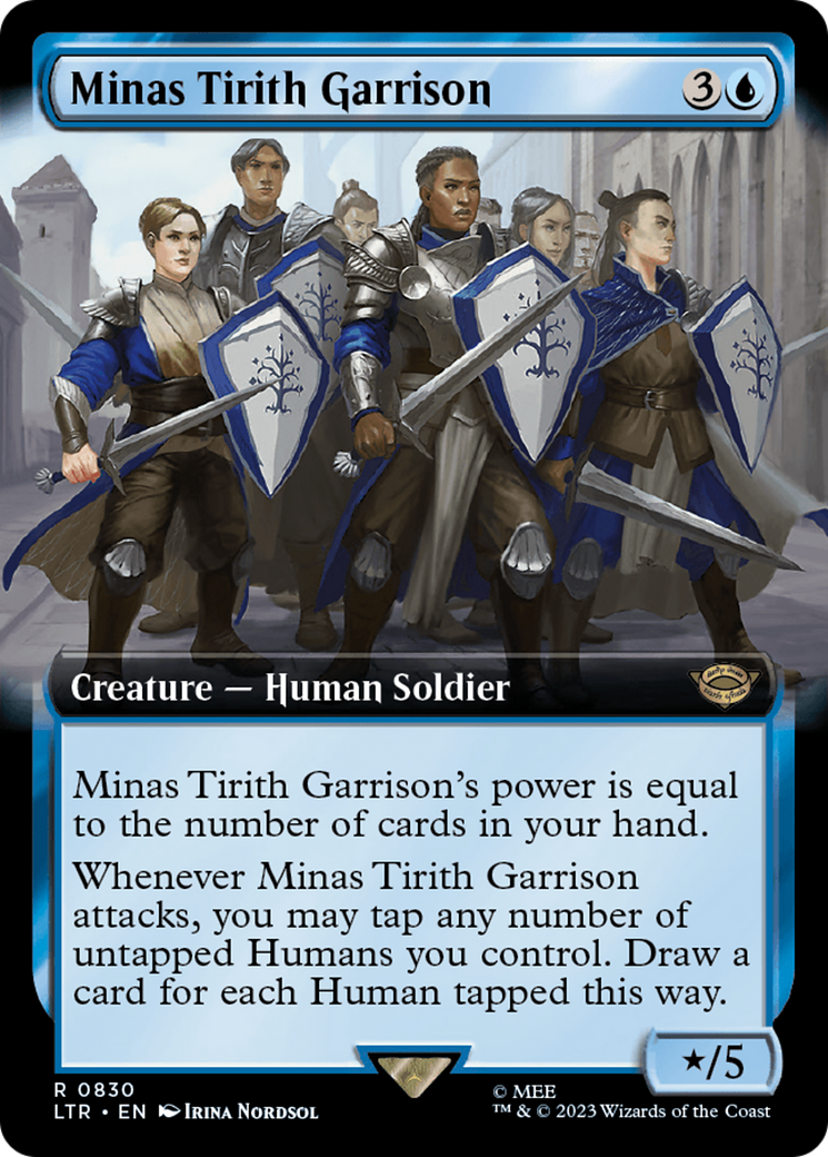 Minas Tirith Garrison (Extended Art) [The Lord of the Rings: Tales of Middle-Earth] | Dumpster Cat Games