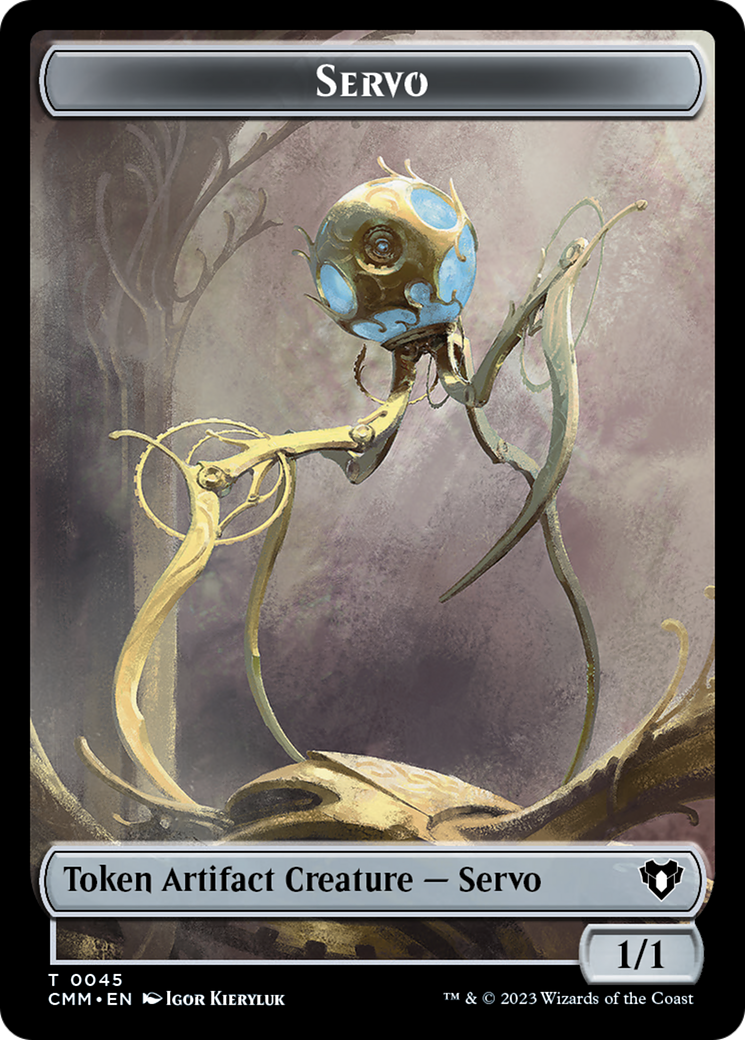 Servo Token [Commander Masters Tokens] | Dumpster Cat Games