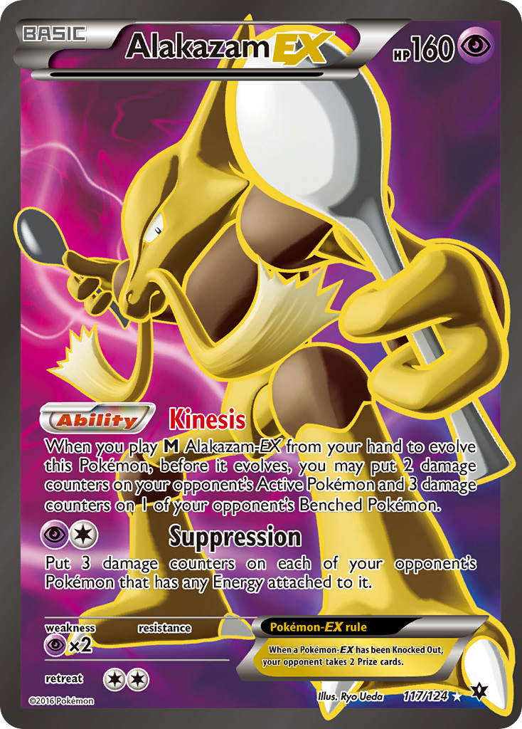 Alakazam EX (117/124) [XY: Fates Collide] | Dumpster Cat Games