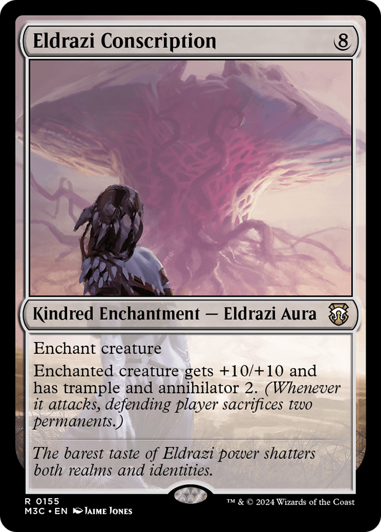 Eldrazi Conscription (Ripple Foil) [Modern Horizons 3 Commander] | Dumpster Cat Games