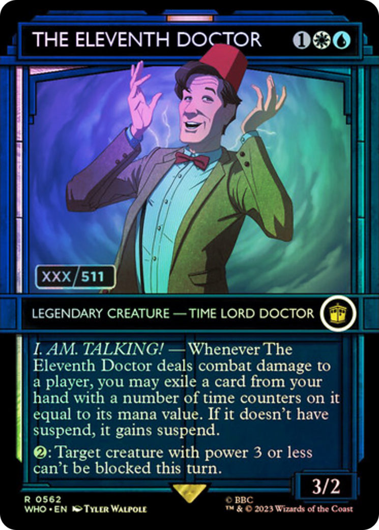 The Eleventh Doctor (Serial Numbered) [Doctor Who] | Dumpster Cat Games