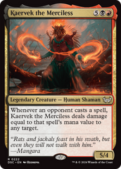 Kaervek the Merciless [Duskmourn: House of Horror Commander] | Dumpster Cat Games