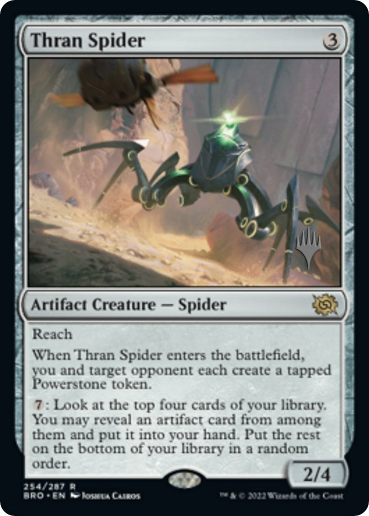 Thran Spider (Promo Pack) [The Brothers' War Promos] | Dumpster Cat Games