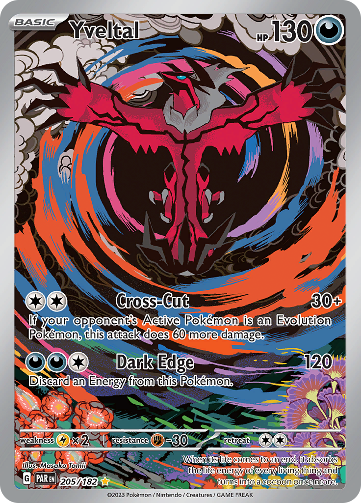 Yveltal (205/182) [Scarlet & Violet: Paradox Rift] | Dumpster Cat Games