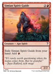 Simian Spirit Guide (White Border) [Mystery Booster 2] | Dumpster Cat Games