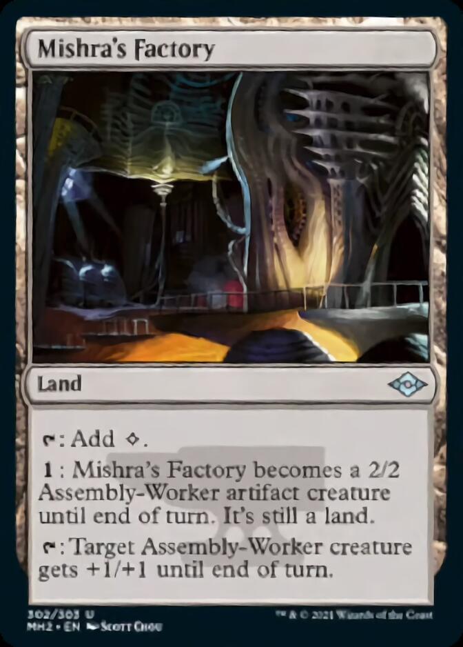 Mishra's Factory (Foil Etched) [Modern Horizons 2] | Dumpster Cat Games