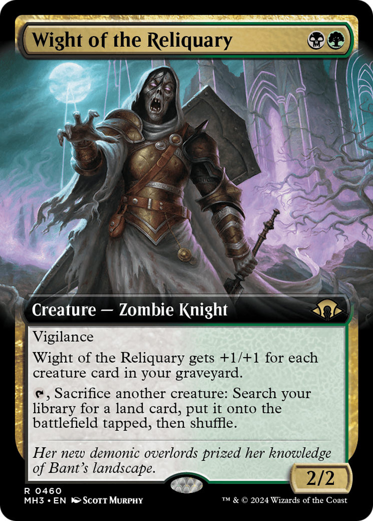 Wight of the Reliquary (Extended Art) [Modern Horizons 3] | Dumpster Cat Games