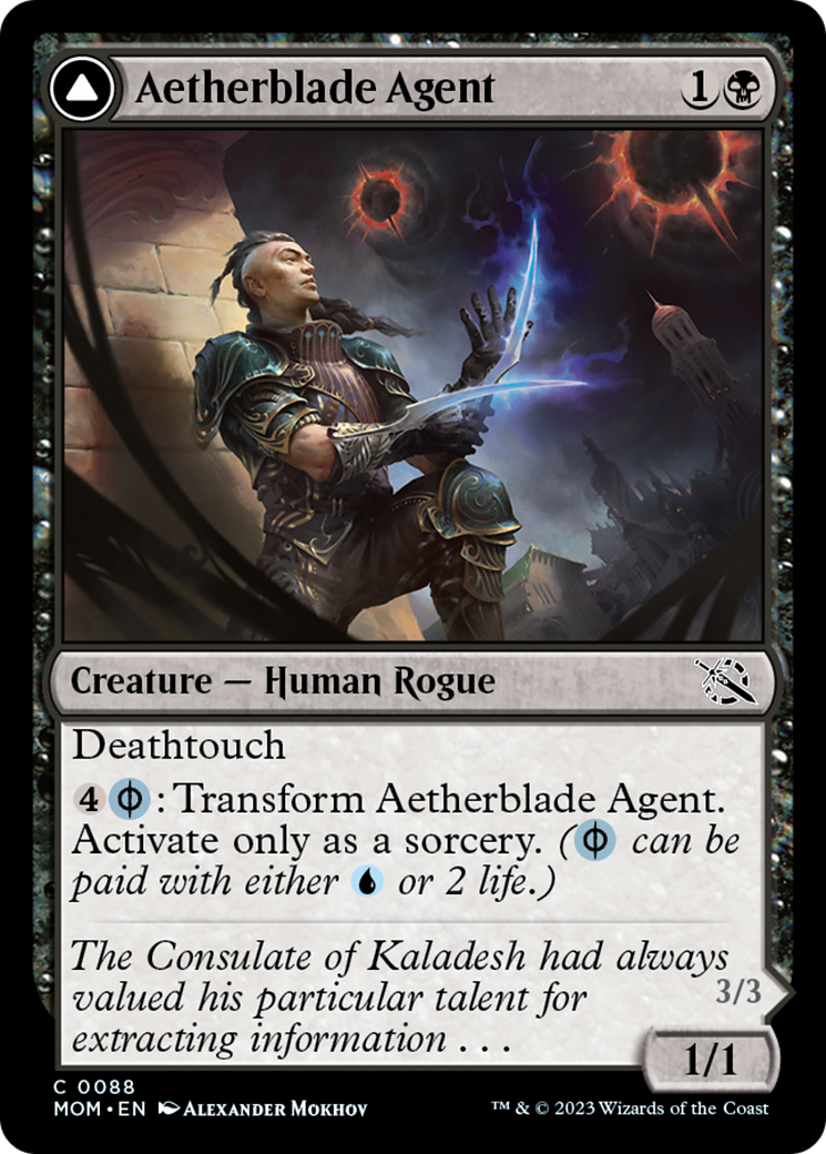 Aetherblade Agent // Gitaxian Mindstinger [March of the Machine] | Dumpster Cat Games