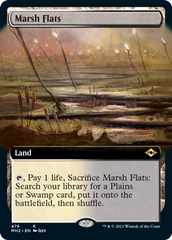 Marsh Flats (Extended Art) [Modern Horizons 2] | Dumpster Cat Games