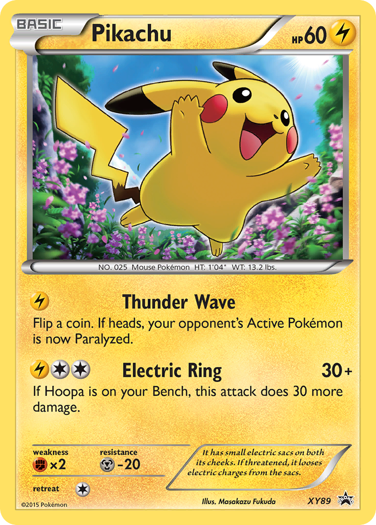 Pikachu (XY89) (Collector Chest) [XY: Black Star Promos] | Dumpster Cat Games