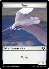 Copy (54) // Bird Double-Sided Token [Commander Masters Tokens] | Dumpster Cat Games