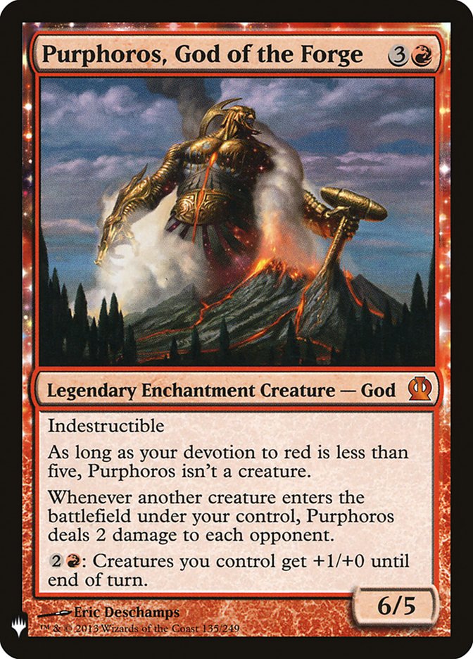 Purphoros, God of the Forge [Mystery Booster] | Dumpster Cat Games