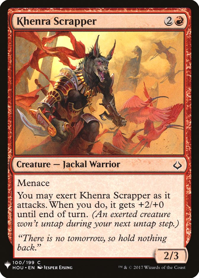 Khenra Scrapper [Mystery Booster] | Dumpster Cat Games