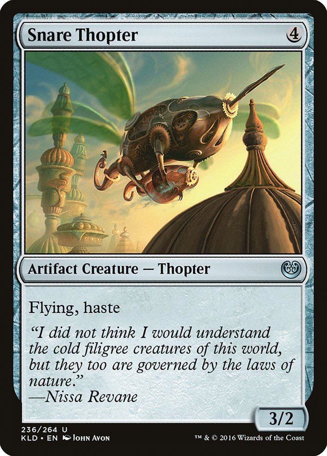 Snare Thopter [Kaladesh] | Dumpster Cat Games