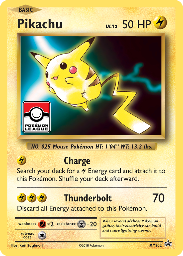 Pikachu (XY202) [XY: Black Star Promos] | Dumpster Cat Games