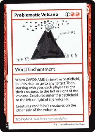 Problematic Volcano (2021 Edition) [Mystery Booster Playtest Cards] | Dumpster Cat Games