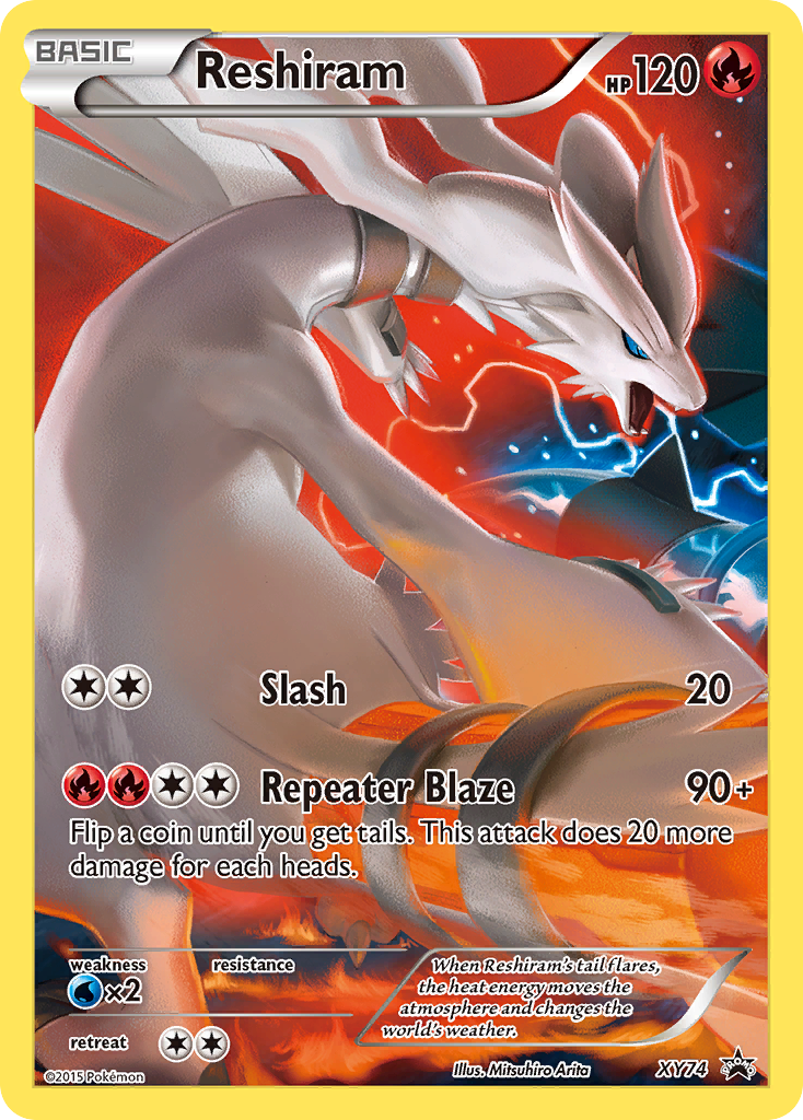 Reshiram (XY74) [XY: Black Star Promos] | Dumpster Cat Games