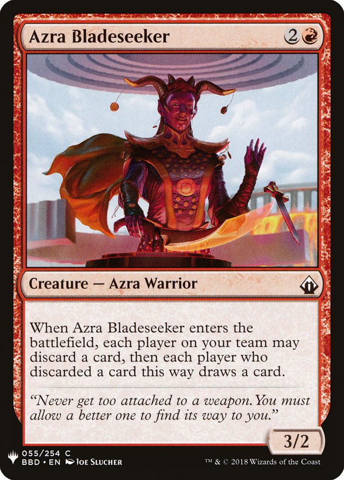 Azra Bladeseeker [Mystery Booster] | Dumpster Cat Games